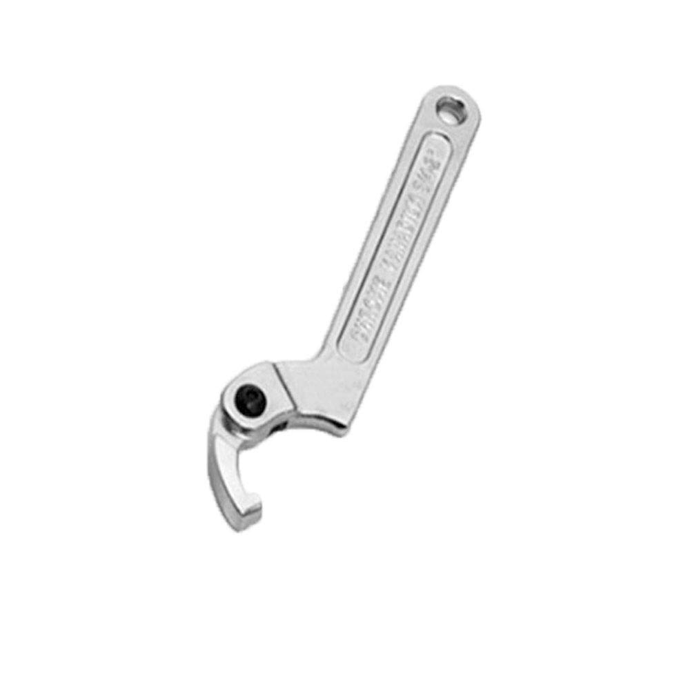 GOZAR Chrome Vanadium Adjustable Hook Wrench C Spanner Tool 19-51mm 32-76mm 51-120mm - Square head 1
