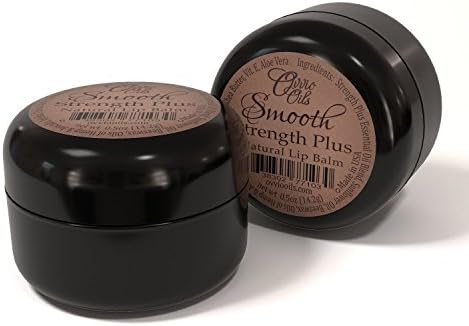 Ovvio Oils All Natural Smooth Strength Plus Lip Balm For Chapped Lips 0.5 oz (14.2 g) - Pack of 2