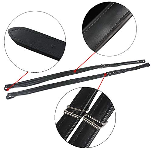 2-Pack Soft Thicken PU Leather Accordion Shoulder Harness Straps Adjustable&Durable Accordion Belt Set for 16-120 Bass Accordions Musical Instrument Accessories - Thumbnail 7