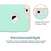 ULAK iPhone 6 Case, iPhone 6S Case Black, Sugar Candy Series Slim Fit Silicone & Hard PC Dual Layer Anti-Slip Drop Protection Case for Apple iPhone 6 & 6S 4.7 Inch, Spring Green
