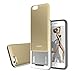 iPhone 6s Plus Case / iPhone 6 Plus Case, DesignSkin SLIDER GRAPHIC : Bumper TPU + PC 3-Layer Protection Soft and Hard w/ Sliding Type Card Storage Slot Smartphone Case (Gold)