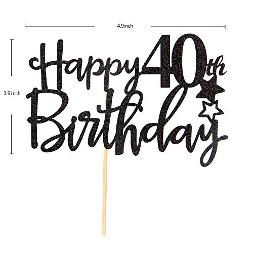 Black-Happy-40th-Birthday-Cake-TopperHello-40-Cheers-to-40-Years40-Fabulous-Party-Decoration