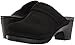 crocs Women's Sarah Suede Clog Mule, Black, 7 M US