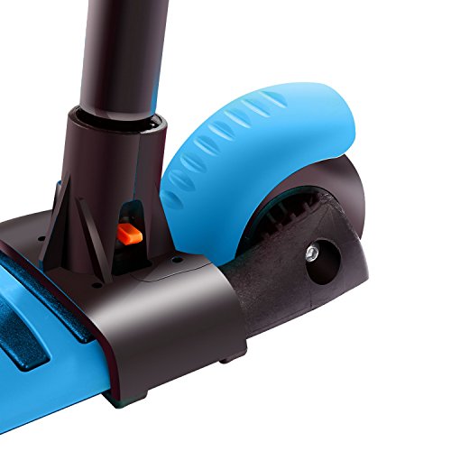 Bluefringe Kick Scooter 3-in-1 with Removable Seat Great,Adjustable Three Wheel Scooter for Girls & Boys – Fun Outdoor Toys for Kids Fitness, Outside Games,with LED PU Wheels