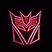 Decepticons USB Car Dome LED Decorative Read Light
