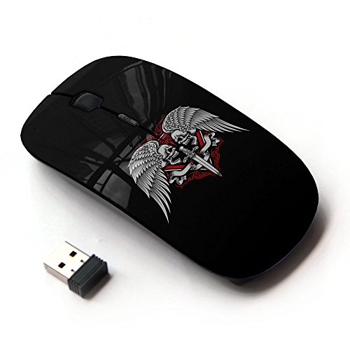 KawaiiMouse [ Optical 2.4G Wireless Mouse ] Wings Sword Symbol - Want ...