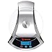 Hot Target Elegant Digital Kitchen Scales Extra Large Capacity- 22lb/10kg (in graduations of 0.05 oz -1 gram). Includes Batteries (Chrome).