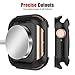 Compatible with Watch Case 44mm 42mm 40mm 38mm, Shock Proof Protective Rugged Case Scratch Resistant Bumper Cover Replacement for Watch Series 5/4/3/2/1 44mm 42mm 40mm 38mm