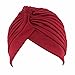 Ever Fairy 17 Pack Stretchable Polyester Turban Head Cover Twisted Pleated Headwrap by (Style A)