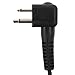 TENQ 2-pin G Shape Earpiece Headset for Motorola Radio Cls1110 Cls1410 Cls1413 Cls1450 Cls1450c(5 Packs)