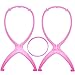 Dansee Wig Stand Folding Stand for All Wigs and Hats,Collapsible Holder and Dryer for Wigs Hats and Caps 3Pcs Packed(pink)