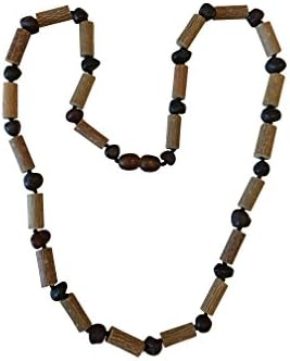 Adult Hazelwood Necklace by Umai - Reduces Acidity and Inflammation in the body - 18 inches long (Raw Cherry)