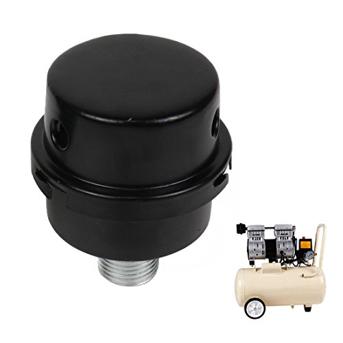 BBT Air Compressor Intake Filter, 2 Pcs 20mm Thread Metal oil-less Air Compressor Air Filter Silencer Noise Muffler (1/2"PT 20mm)