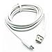 White 10ft Long USB Cable Rapid Charger Sync Power Wire Data Cord for Samsung Galaxy Tab 4 Nook 7.0 10.1, E Nook 9.6, S2 Nook 8.0