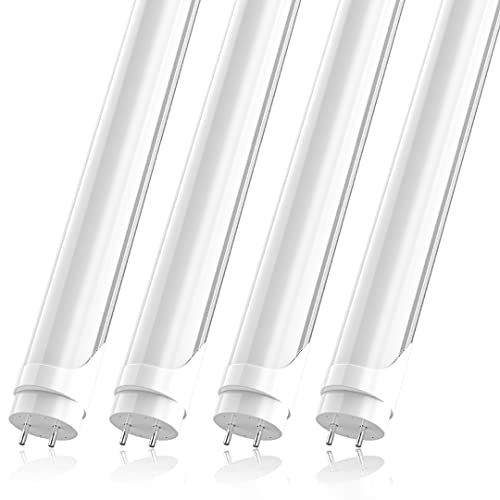 CNSUNWAY 4FT LED Light Bulbs, 22W 2400LM Super Bright, 6000K Cool White, 48 inch Fluorescent
