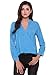 Meaneor Women's Chiffon Wrap Front V Neck Shirt Blouse