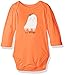 The Children's Place Baby Short Sleeve Bodysuit, Halloween Orange 69065, 0-3 Months