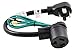 AC WORKS 30 Amp 4-Prong Dryer Wall Outlet Adapter (To 3-Prong 30A Dryer Plug)