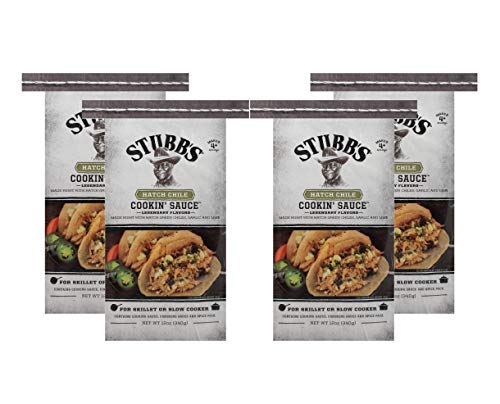 Stubb's Hatch Chili Cookin Sauce 12 oz ( 4 pack)