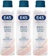 E45 Daily Lotion Spray 200 ml x3 Pack – Dry Skin Eczema Prone