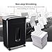 Bonsaii 16-Sheet Micro-Cut Paper and Credit Card Shredder, 20 Minutes Running Time, 60 dB Low Operation Noise, 6.6 Gallons Basket and 4 Casters (C222-B)