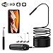GZDL Wireless Endoscope Camera 8mm WiFi Borescope HD 1200P Inspection Camera with Adjustable Led Lights Flexible Snake Camera for Android iPhone (16.4FT)