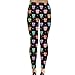 CowCow Womens Owls Birds Colorful Cartoons Drawing Leggings, XS-5XL