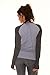 B.BANG Women's Heathered Long Sleeve Shirt (Large, Grey)
