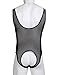 Dongba Valentines Lingerie Bodysuit for Gay, Men's Sexy Mesh Assless Underwear for Sex