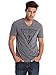 GUESS Factory Men's Bordeaux Logo V-Neck Tee