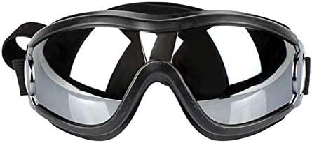 periwinkLuQ Dog Goggles, Pet Dogs Sunglasses UV-Proof Waterproof Windproof Eye Protection Goggles Eyewear
