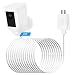 LANMU Power Adapter for Ring Spotlight Cam Battery,with 20ft Weatherproof Outdoor Power Cable Cord and Charger,No More Charging Your Ring Batteries (White) primary
