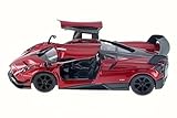 2016 Pagani Huayra BC, Red - Kinsmart 5400D - 1/38 Scale Diecast Model Toy Car (Brand New but NO BOX)
