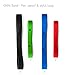 Grifiti Bands Pen Pencil Stylus Loop 6 and 9 Inch 4 Pack Assorted Colors Silicone Rubber Notebook Notepad Journal Case Strap Holder
