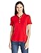 Riders by Lee Indigo womens Short Sleeve Polo Shirt , Classic Red , Large
