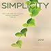 Simplicity 2018 7 x 7 Inch Monthly Mini Wall Calendar by Wyman, Colorful Photography Inspiration Quotes by 
