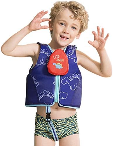 Megartico Kids' Swim Vest Life Jacket Boys Swim Shorts Set Floatation Girls Adjustable Safety Strap - Toddler Learn-to-Swim