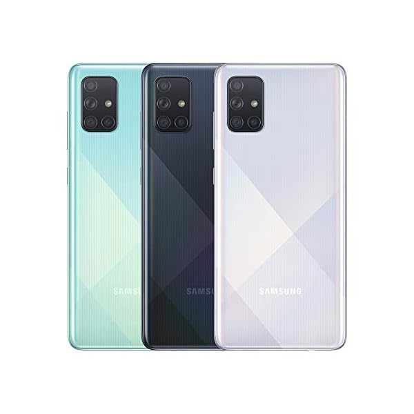 Samsung-Galaxy-A71-Mobile-Phone-Sim-Free-Smartphone-Prism-Crush-Silver Samsung Galaxy A71 Mobile Phone; Sim Free Smartphone - Prism Crush Silver, (UK Version)