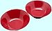 Soup Bowls Set of 2 - Large Red and Black Melamine 8.5 Inches, Japanese Ramen Noodles, Vietnamese Recipe, Menudo Snacks, Popcorn Serving Dishes, Fruit, Dessert