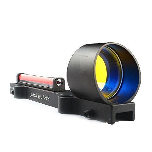 Gazelle Trading Fiber Optic Sight Pilad PF01x28. Reflx Sight with Light Red Dot. Works. 3 MOA. Shvabe (Red)