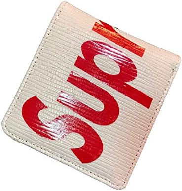 Stanfox Street Style Sup Wallet Cool-Looking Purse Instagram Huge Popular Credit Card Holder White