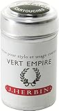 J. Herbin Ink Cartridges Vert Empire