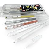 Sakura Gelly Roll Stardust Glitter Gel Pens – Wallet of 5 Assorted Colours – Precious Metals Set - CPSTA5A