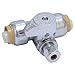 SharkBite 24983A Service Tee Stop Valve, 1/2 Inch x 1/2 Inch x 1/4 Inch, 1/4 Turn, Compression Service Stop Fitting, Water Valve Shut Off, Push-to-Connect, PEX, Copper, CPVC, PE-RT primary