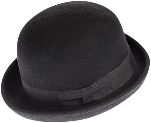 BRIXTON Black Wool‎ Tiller Fedora modern round top, bendable for a classic look Men main image 3