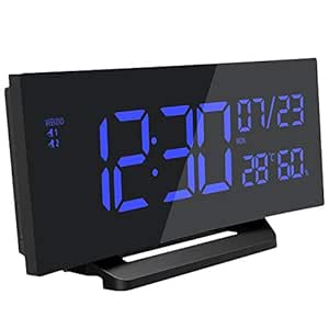 Mpow Reloj despertador digital, Reloj humedad temperatura Medidor ...