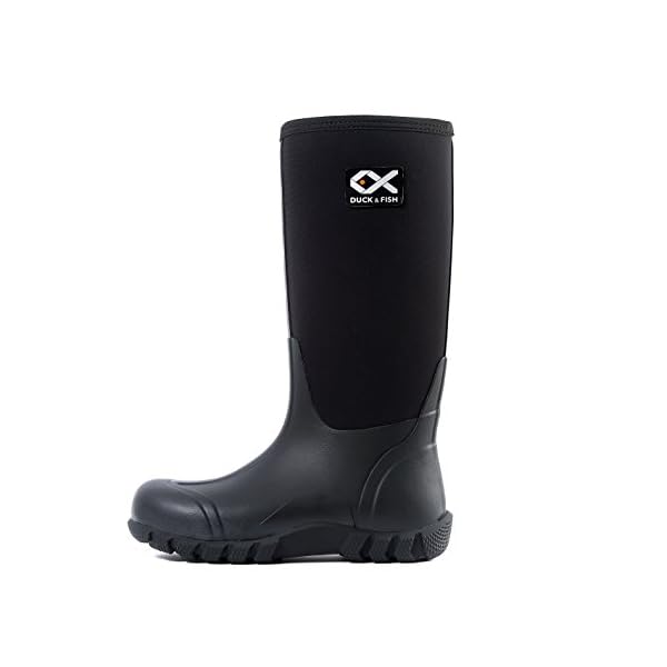 Duck-and-Fish-Buck-Man-16-Black-Fishing-Hunting-Neoprene-Rubber-Knee-Boot