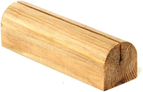 Single Wooden Menu Block Natural Colour