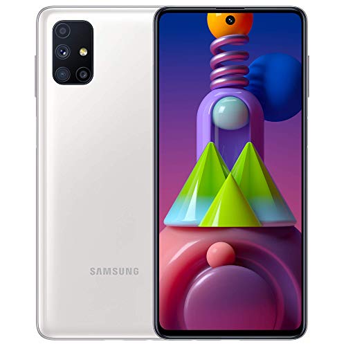 Samsung Galaxy M51- Smartphone Débloqué 4g - Blanc - Version Française [exclusivité Amazon]