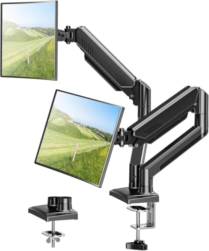 ELIVED Monitor Halterung 2 Monitore für 13-32 Zoll Bildschirme 10kg/Arm